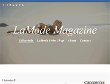 Tablet Screenshot of lamodemagazine.net